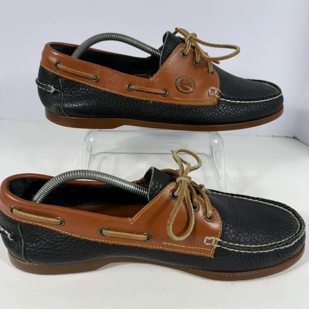 Dooney & Bourke Vintage Regatta Leather Boat Shoes Size 11.5 (?)